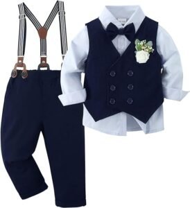 Ropa Conjunto 1-5 años Niños Caballeros de Manga Larga